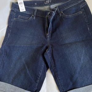 Loft Bermuda Jean Shorts